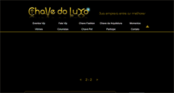 Desktop Screenshot of chavedoluxo.com.br