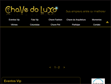 Tablet Screenshot of chavedoluxo.com.br